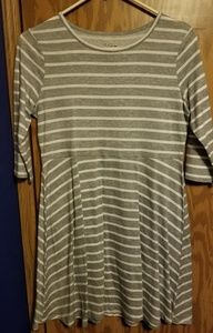 Long sleeve striped dress